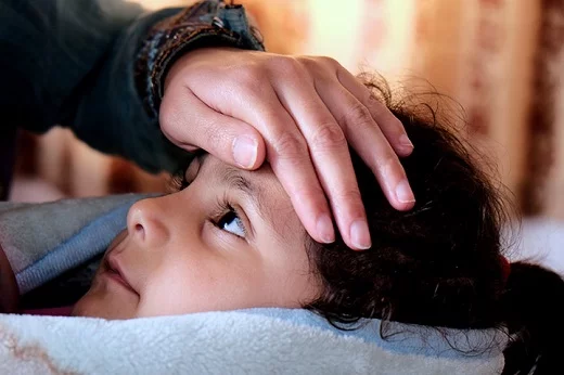 Malaria in kids.